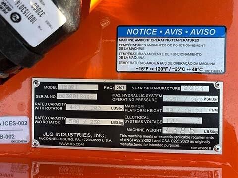 2024 JLG T500J-19