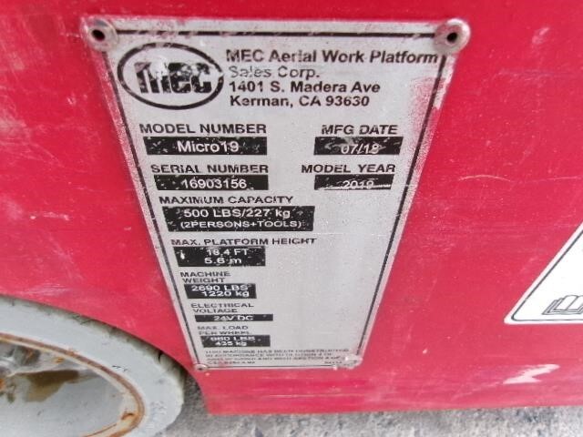 2019 MEC Micro 19-14