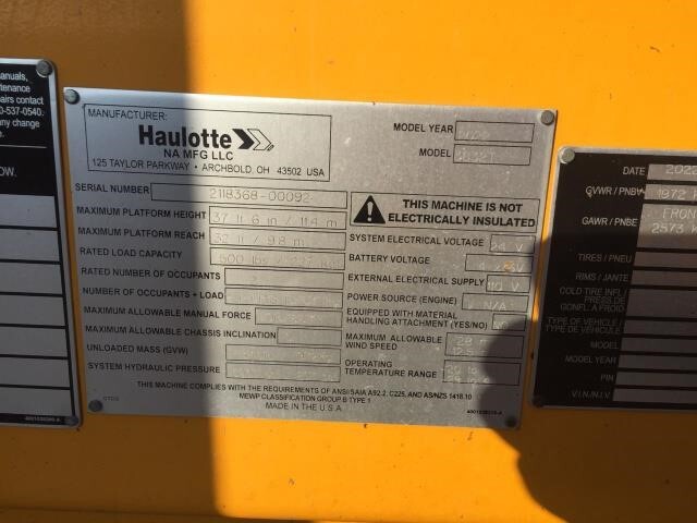 2022 Haulotte 3632T-6