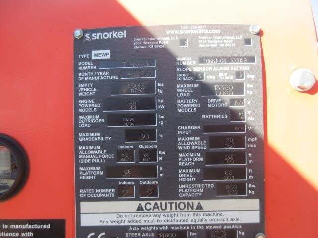 2014 Snorkel TB66J-19