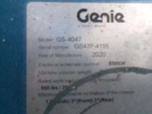 2020 Genie GS-4047-10