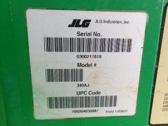 2016 JLG 340AJ-22