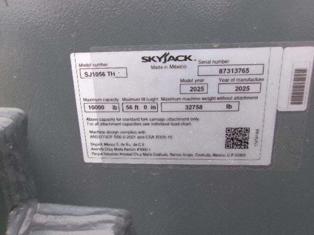 2025 Skyjack SJ1056 TH-31