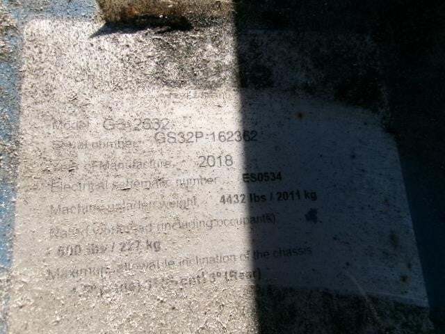 2018 Genie GS-2632-16