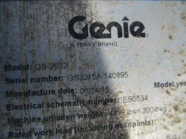 2015 Genie GS-2632-12