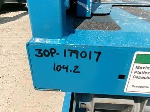 2018 Genie GS-1930-13