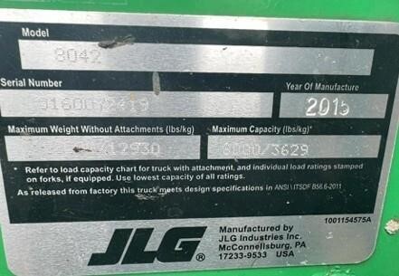 2015 SkyTrak 8042-33