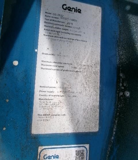 2018 Genie GS-2632-14