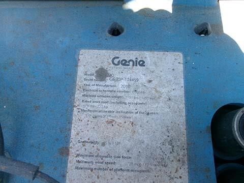 2018 Genie GS-1930-16