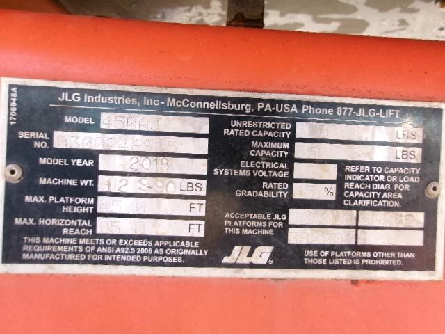 2018 JLG 450AJ-23