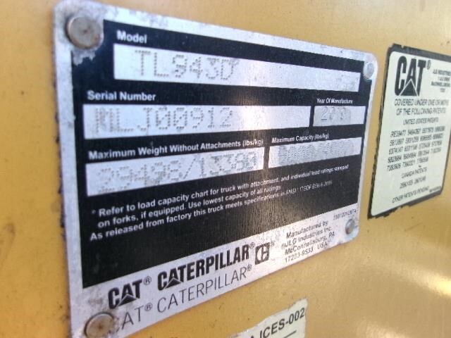 2019 CAT TL943D-23