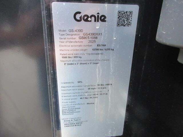 2025 Genie GS-4390 RT-27