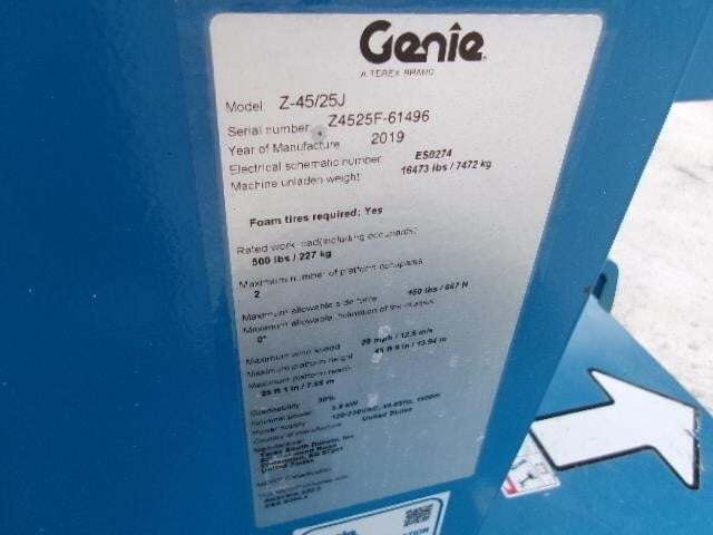 2019 Genie Z-45/25J DC-25