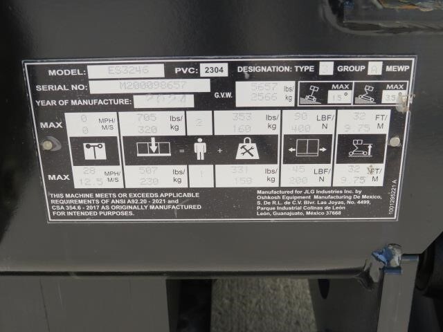 2026 JLG 3246-22