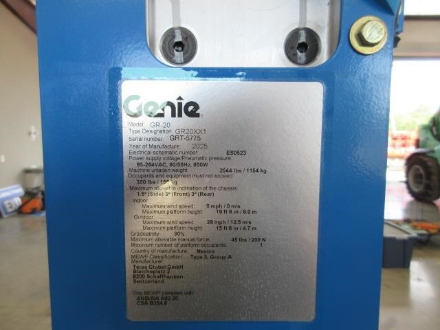 2026 Genie GR-20-19