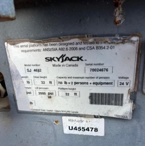 2015 Skyjack SJ4632-16