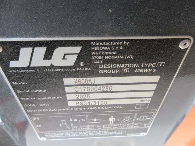 2025 JLG X600AJ-29