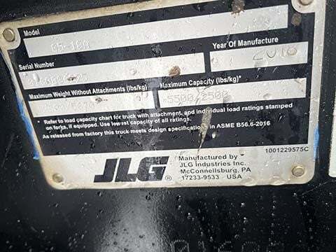 2018 JLG G5-18A-17