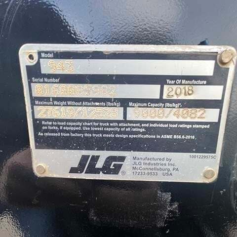 2018 JLG 943-15