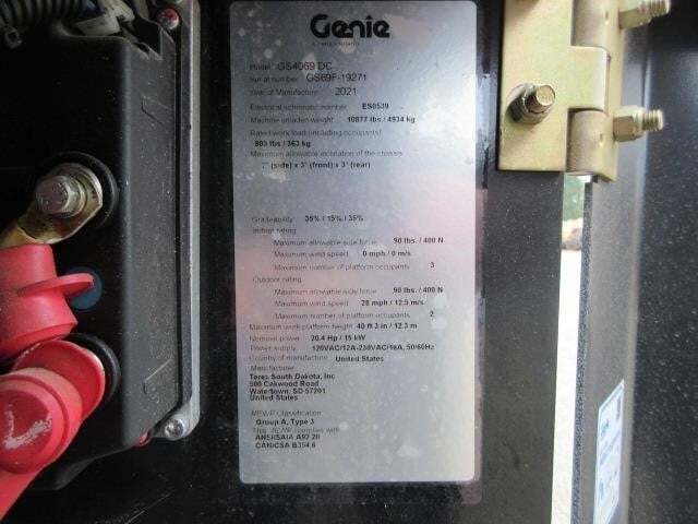 2021 Genie GS-4069 DC-15