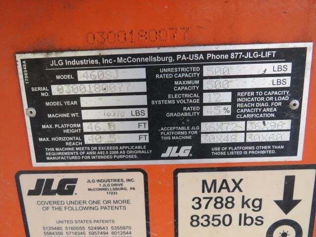 2013 JLG 460SJ-18
