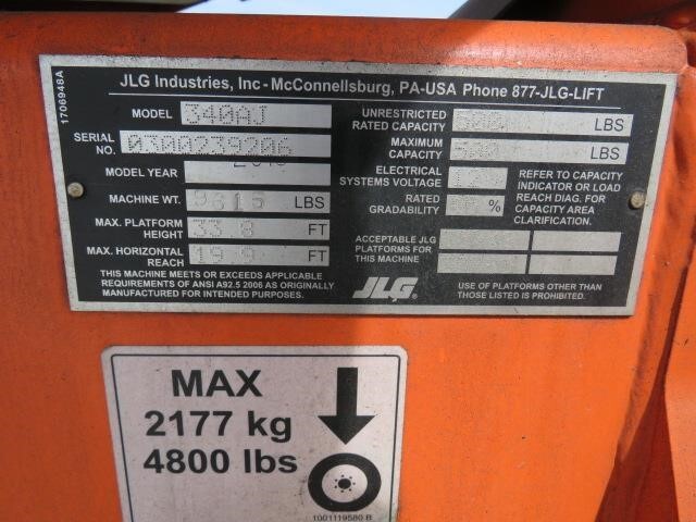 2018 JLG 340AJ-18