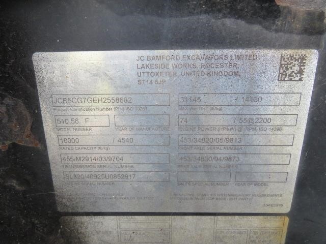 2017 JCB 510-56-25