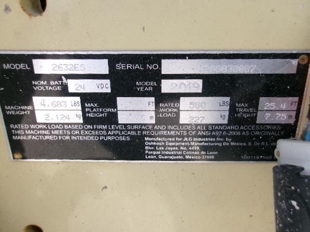 2019 JLG 2632ES-15