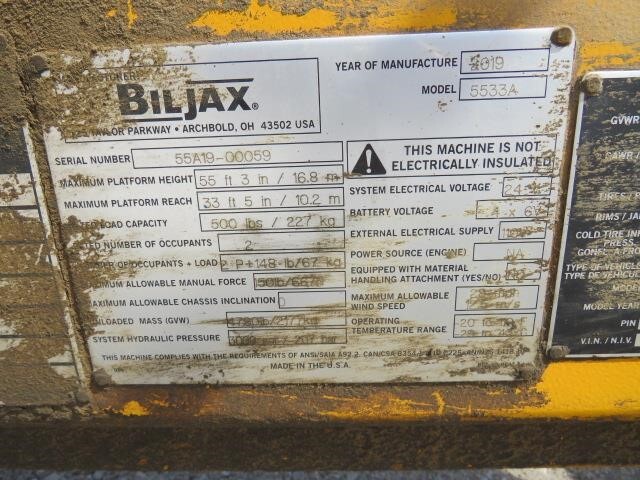 2019 Haulotte 5533A-20