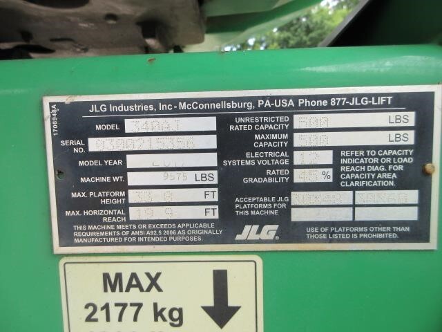 2017 JLG 340AJ-17