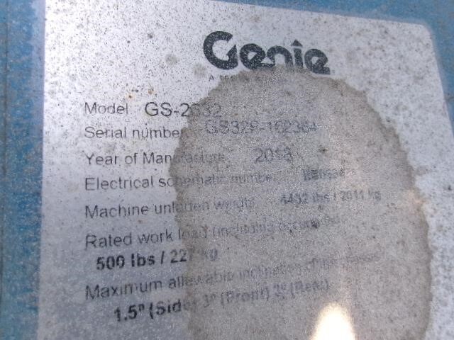 2018 Genie GS-2632-16