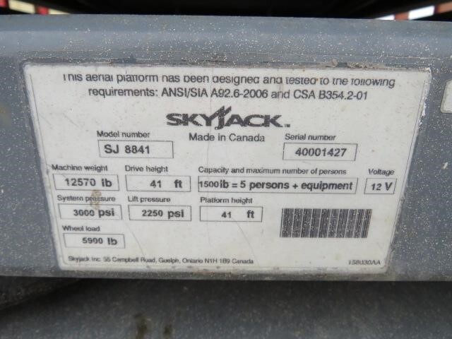 2014 Skyjack SJ8841 RT-23
