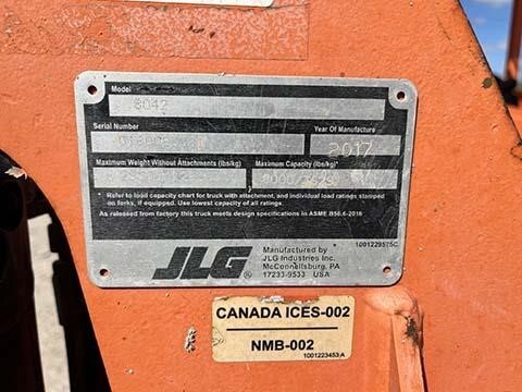 2017 SkyTrak 8042-16