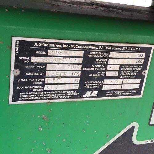 2018 JLG 450AJ-15