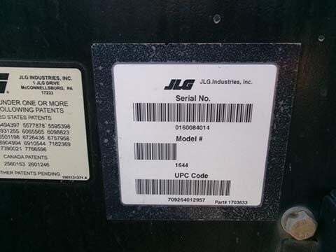 2018 JLG 1644-24
