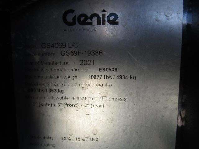 2021 Genie GS-4069 DC-16