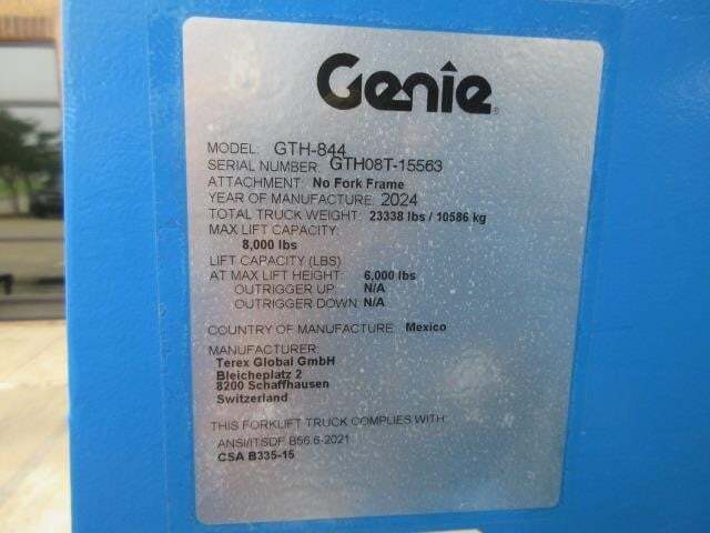 2024 Genie GTH 844-28
