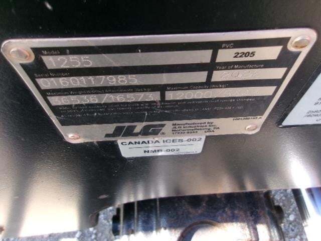 2022 JLG 1255-25