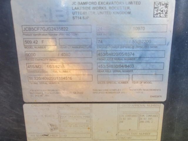 2016 JCB 509-42-27