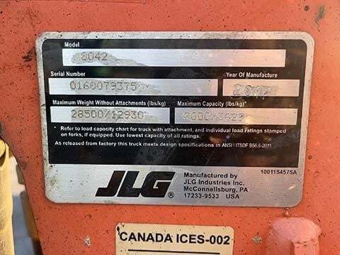 2017 SkyTrak 8042-35