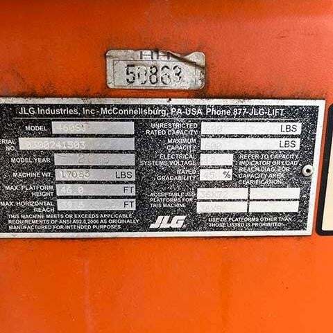 2018 JLG 460SJ-16