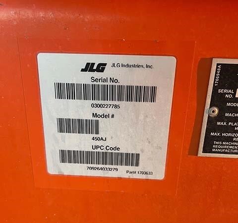 2017 JLG 450AJ-18