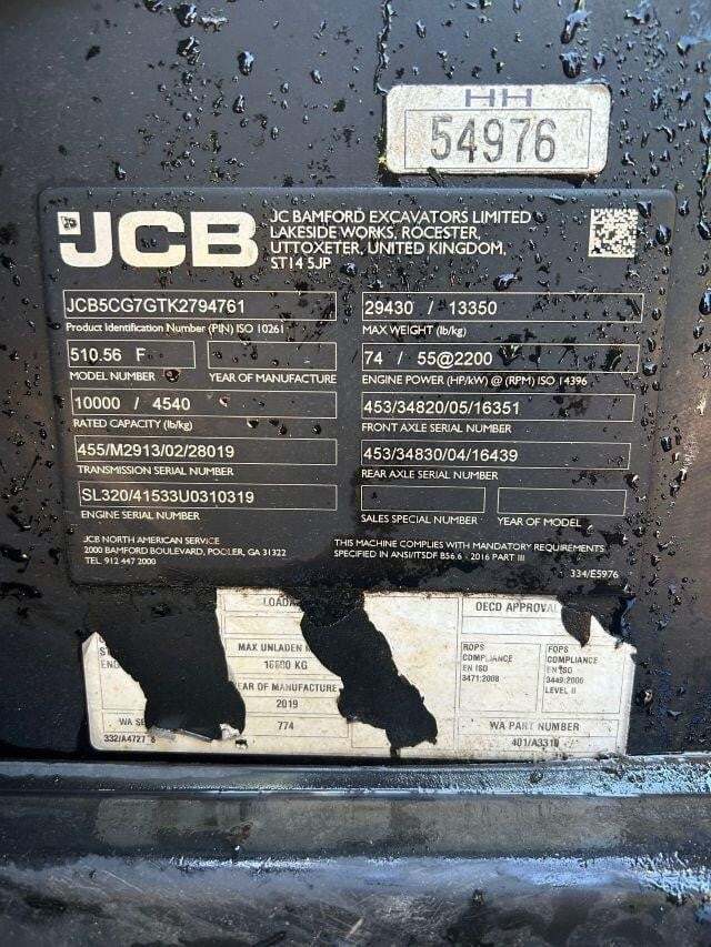 2019 JCB 510-56-6