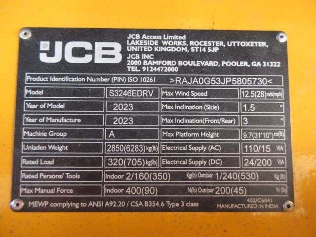 2025 JCB S3246E-12
