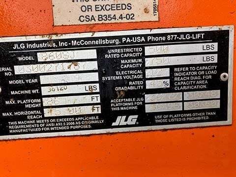 2020 JLG 860SJ-6