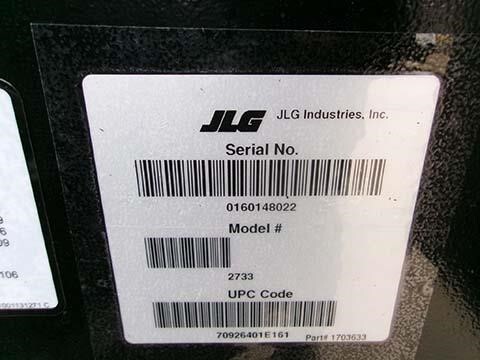 2026 JLG 2733-39