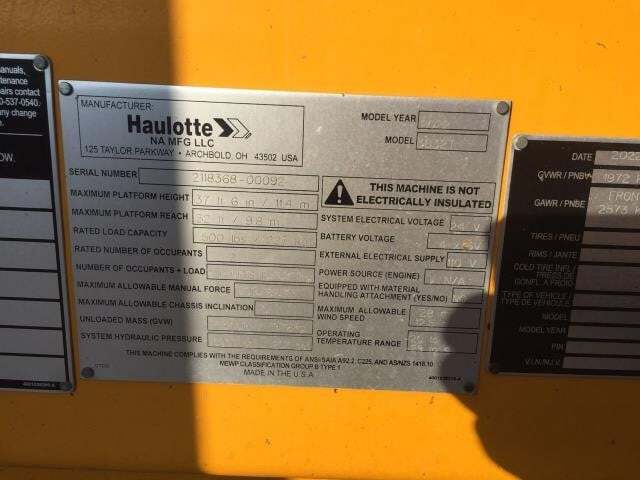 2022 Haulotte 3632T-6