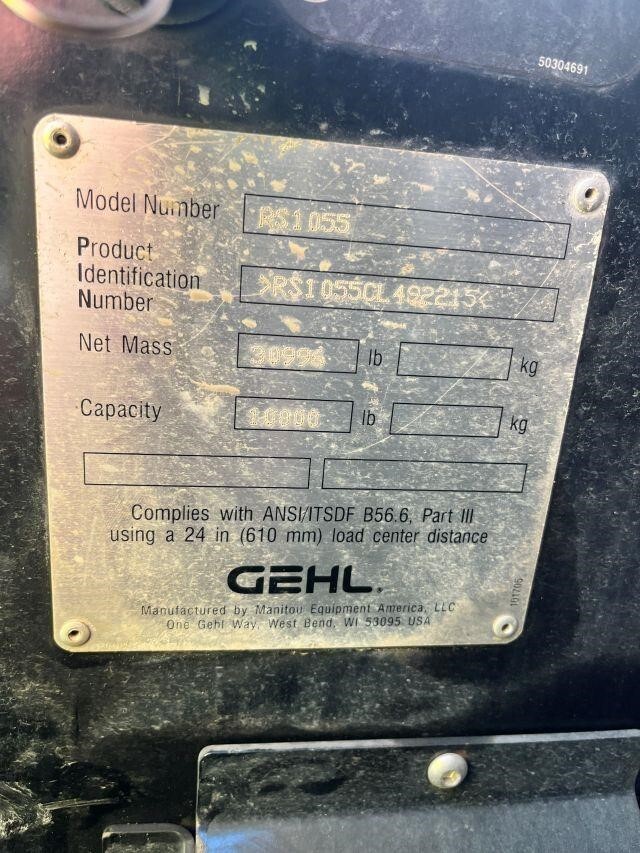 2019 Gehl RS10-55-8