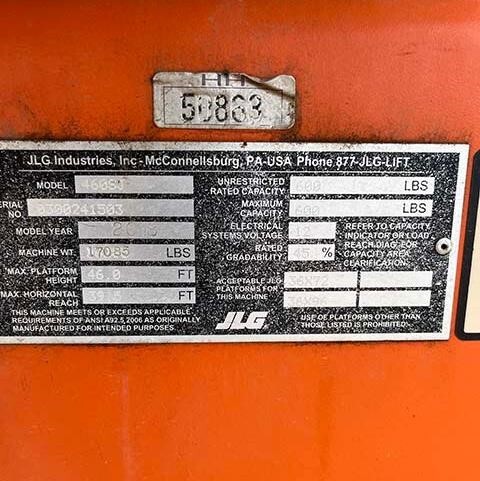 2018 JLG 460SJ-16