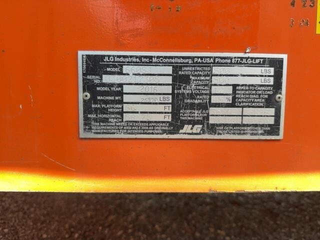 2016 JLG 660SJ-40